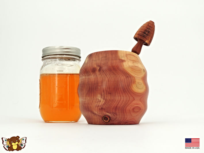 BearMoth Builds Honey Dipper & Pot Etsy Listing