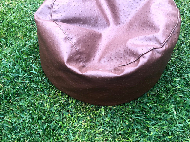 Leather Pouf