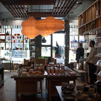 Japanese lifestyle shop fit out for Sway Edit in Curtain Road, London