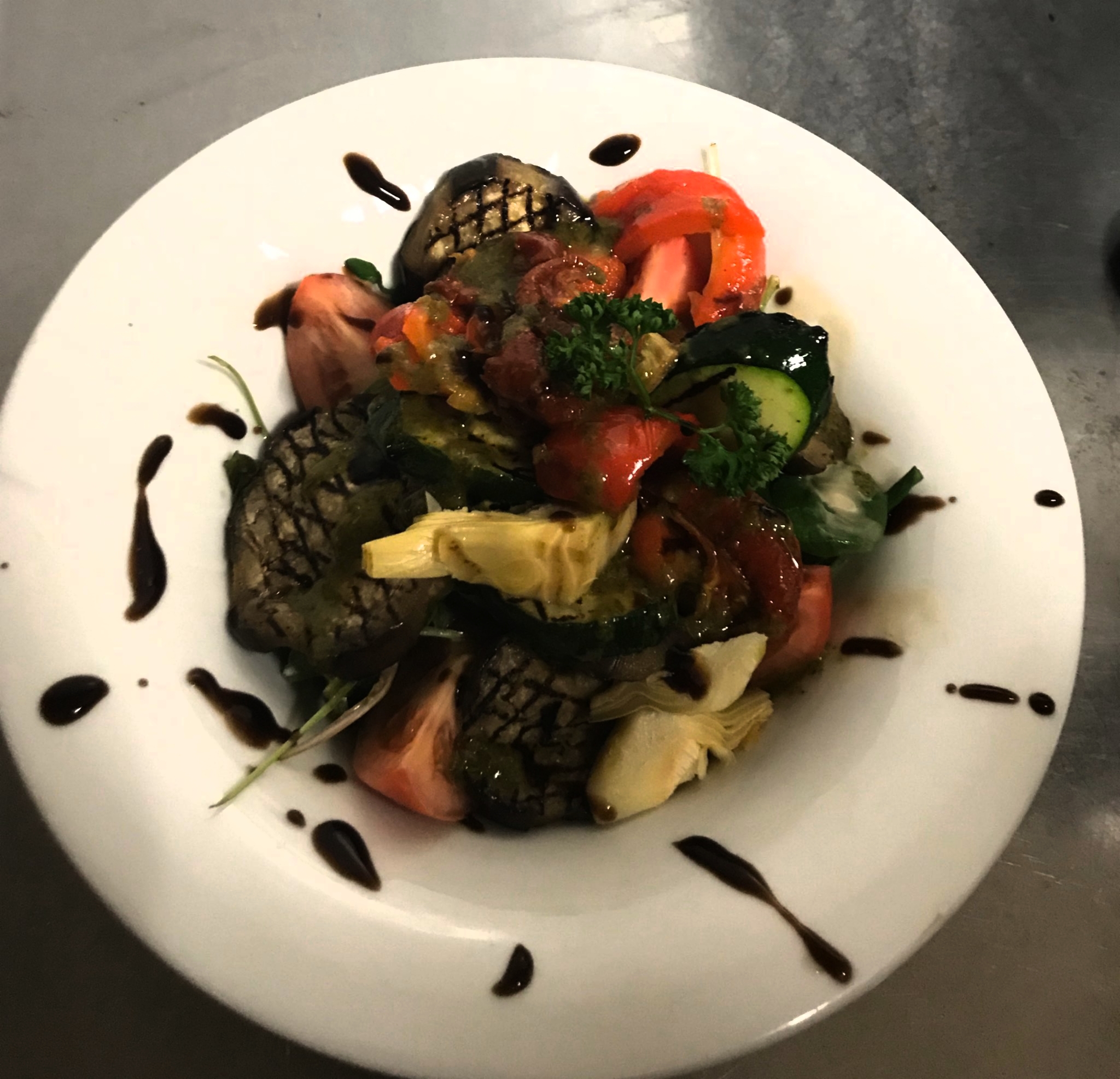 Arranged Food and Objects