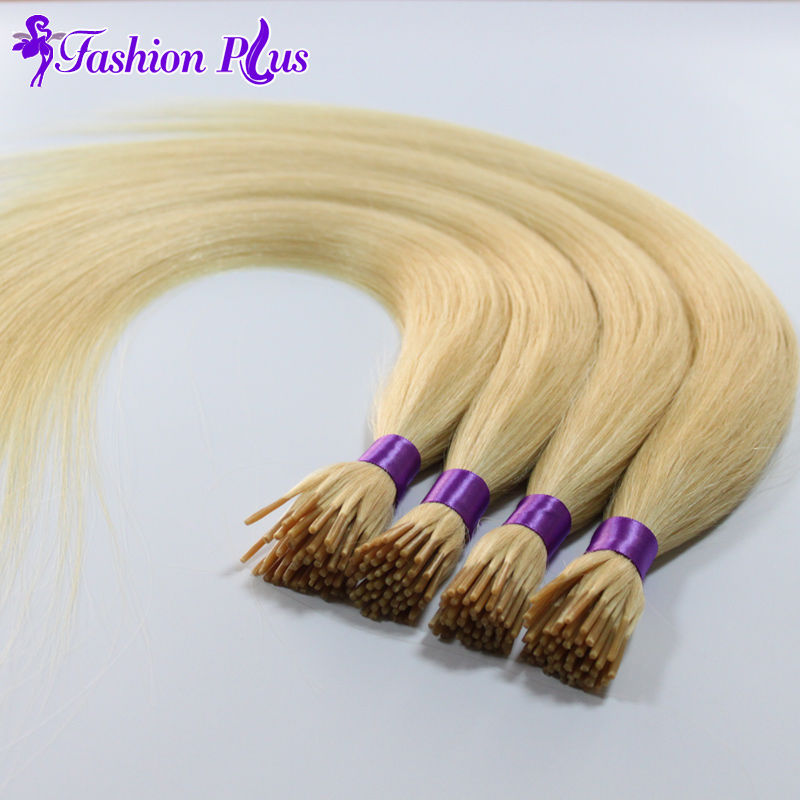 Thumbnail: Indian PreBonded I Tip Hair Extensions Straight St