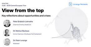 Lorange Network Webinar: View from the top - Reflections about opportunities and crises