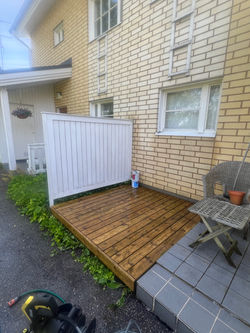Terassin pesu – jälkeen