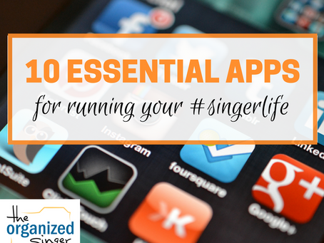 10 Essential Apps for Running Your #singerlife