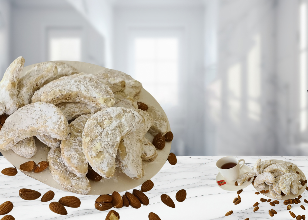 Almond Crescent Cookies (*contains nuts*)