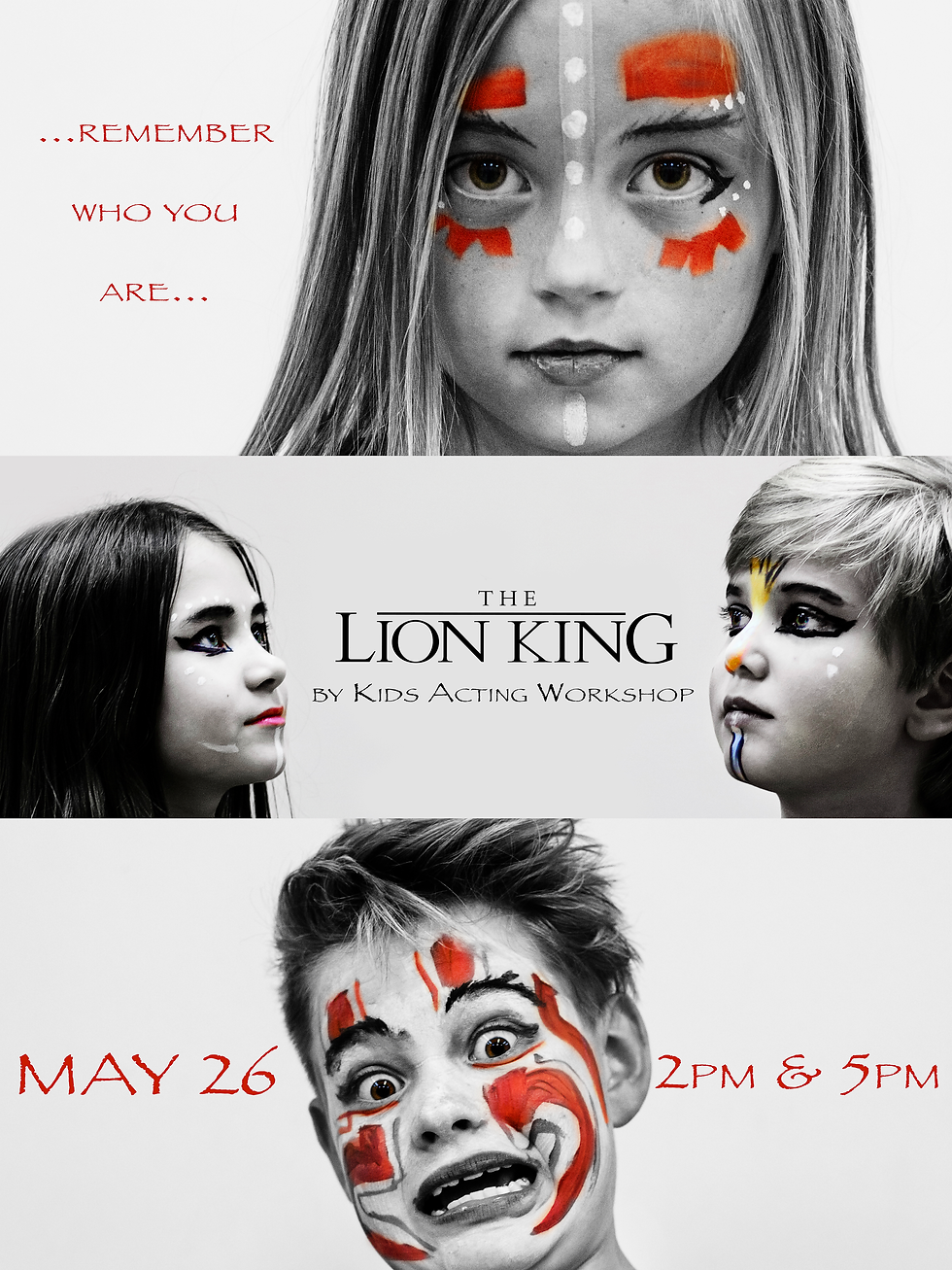 The musical "Lion King" by Kids Acting Workshop