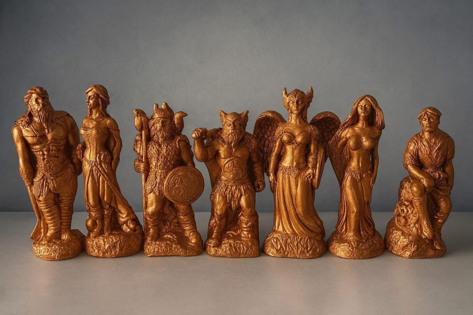 Norse Mythology Statues