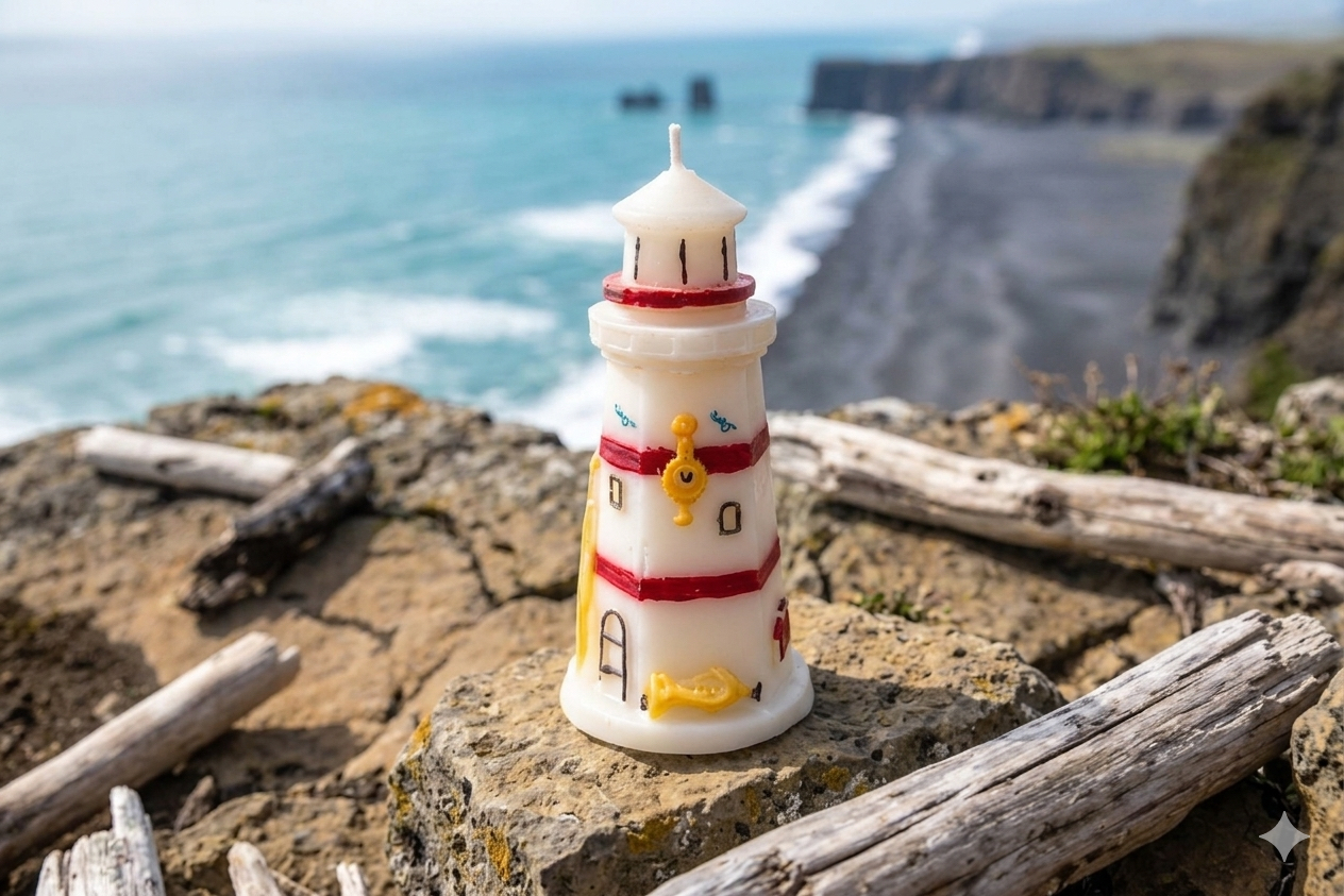 Lighthouse candle