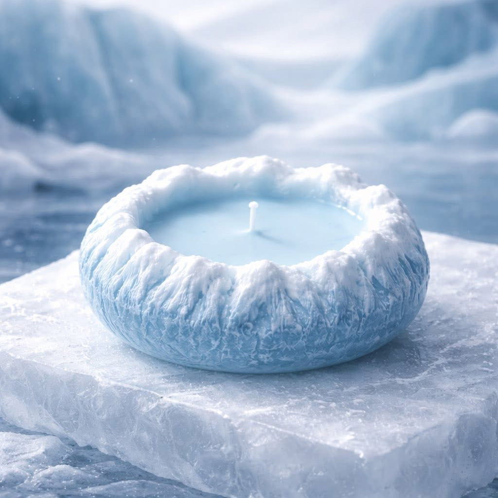 Iceberg plaster & candle