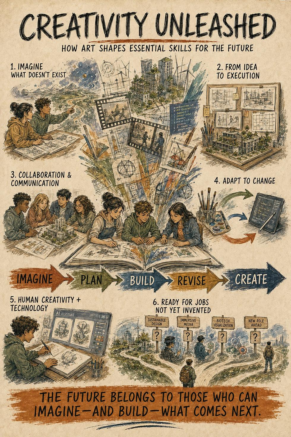 Creativity Unleashed: How Art Shapes Essential Skills for the Future