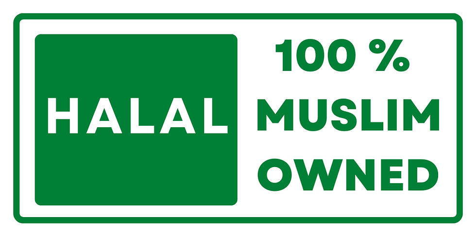 Halal certified sign at Tayyiba Biryani Restaurant Singapore