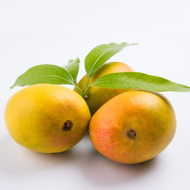 Naturally ripened and handpicked Devgad Alphonso Mangoes – Size C (160g-185g per piece)