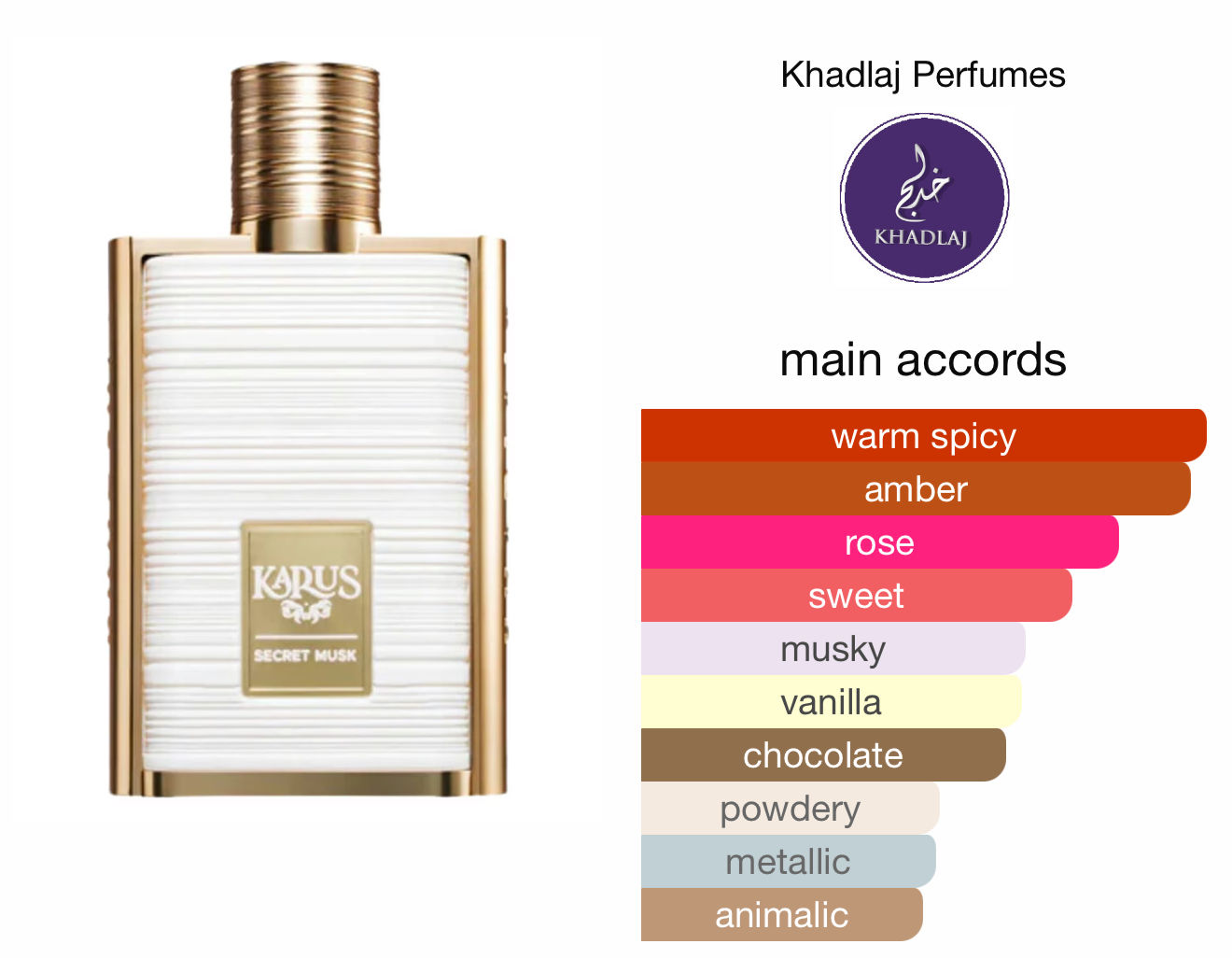 Karus Secret Musk Khadlaj Perfumes