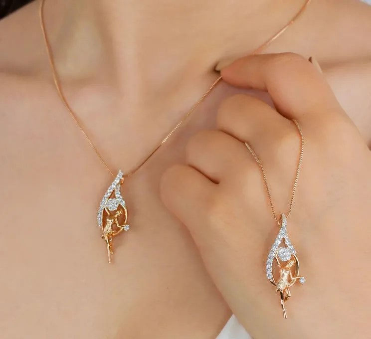 The women's necklace, Ballerina model code AAB-66.