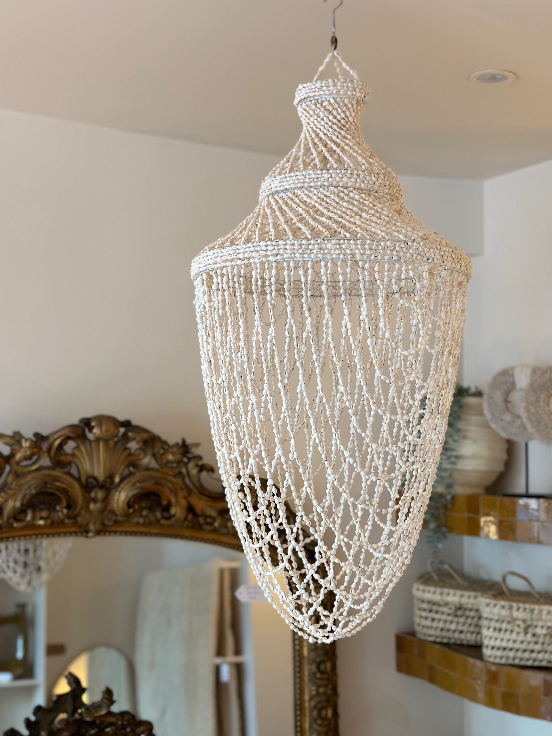 LUSTRE SUSPENSION COQUILLAGES - IRMA