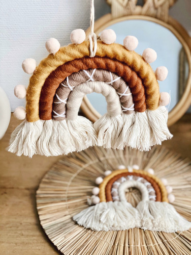 Arc En Ciel Bébé Macramé - La Boutique Bohème