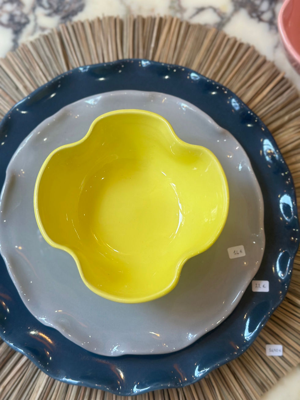 Miniature : BOL FLOWER - JAUNE CITRON
