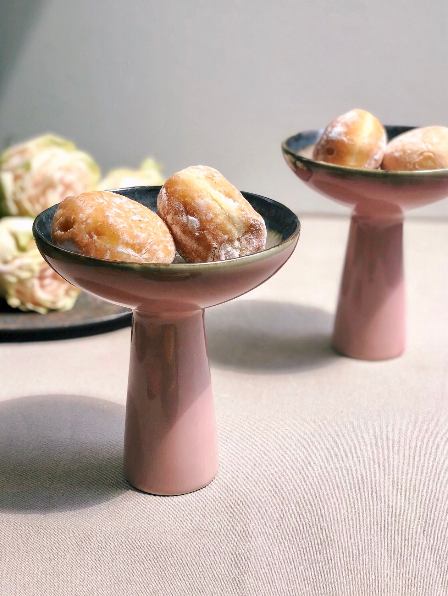 COUPELLE A DESSERT BRUN/ROSE