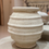 Miniature : pot rustique jarre vase terre cuite blanchie