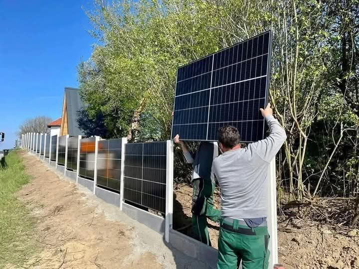  Solar panels are cheaper than wood or bricks as sound barriers on highway