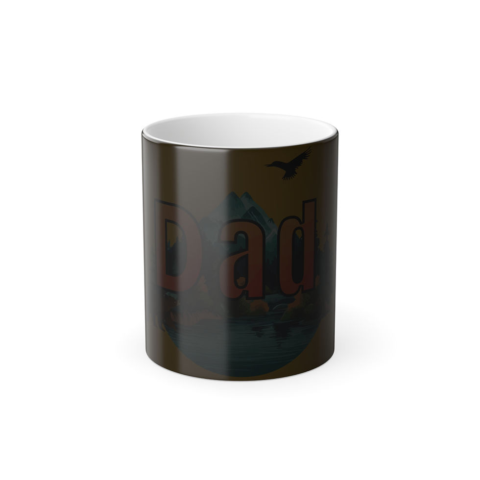 Thumbnail: Color Changing Dad Mug - Unique Gift for Father's Day, Birthday, 