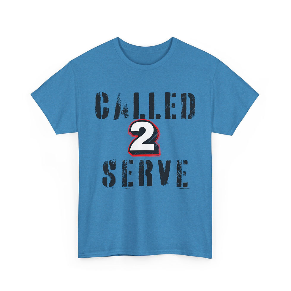 Thumbnail: Called 2 Serve T-shirt, inspirational apparel