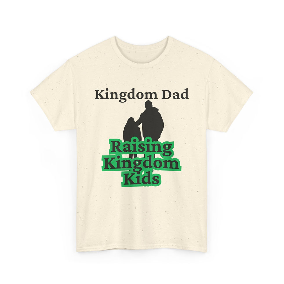 Thumbnail: Kingdom Dad Raising Kingdom Kids T-shirt