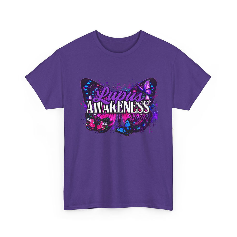 Thumbnail: Awareness Butterfly T-Shirt — 'Survivor Awareness' Inspirational Tee