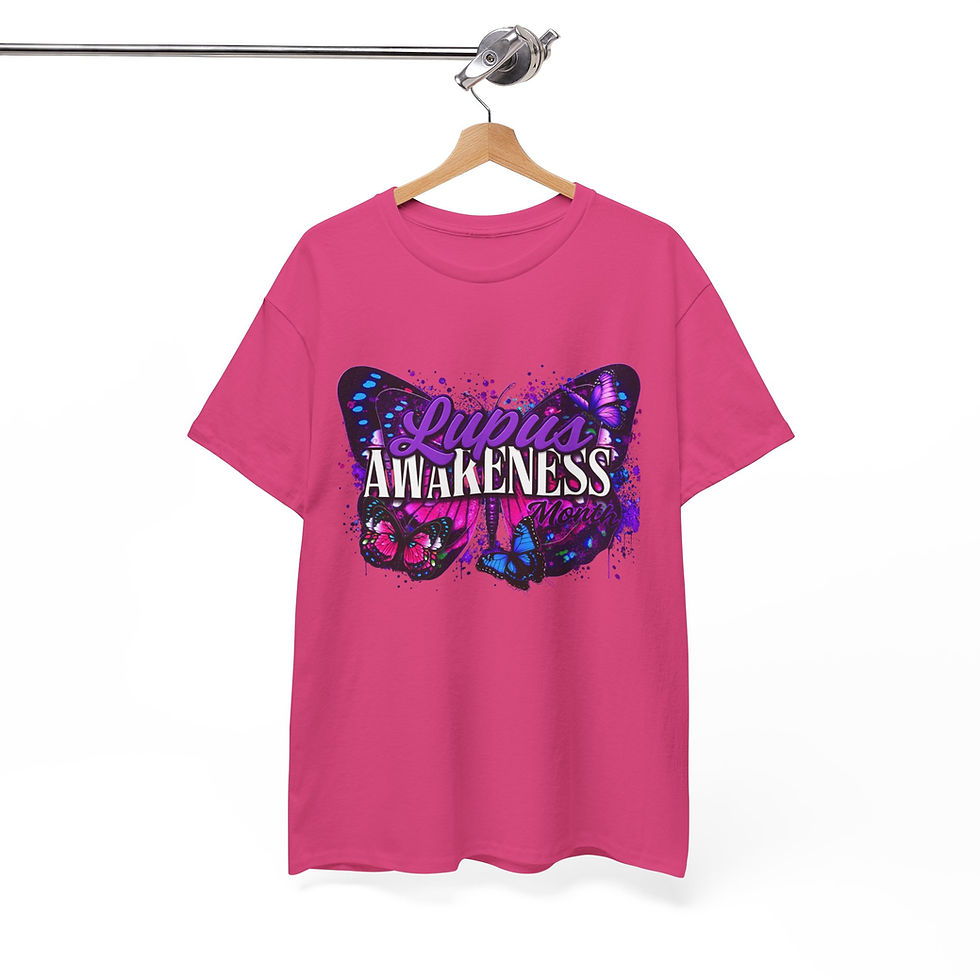Thumbnail: Awareness Butterfly T-Shirt — 'Survivor Awareness' Inspirational Tee