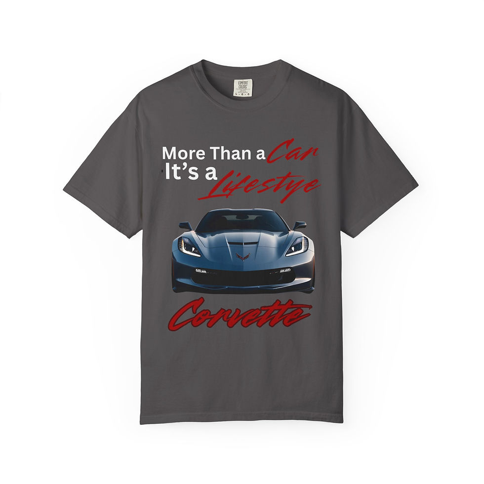 Thumbnail: Grey T-shirt: More Than a Car, It's a Lifestyle Corvette