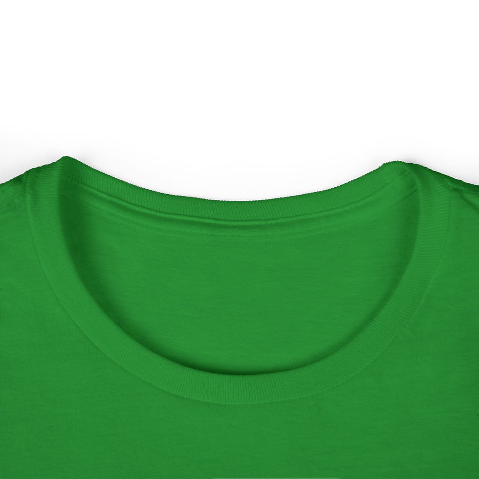 Thumbnail: Green crew neck women's tee