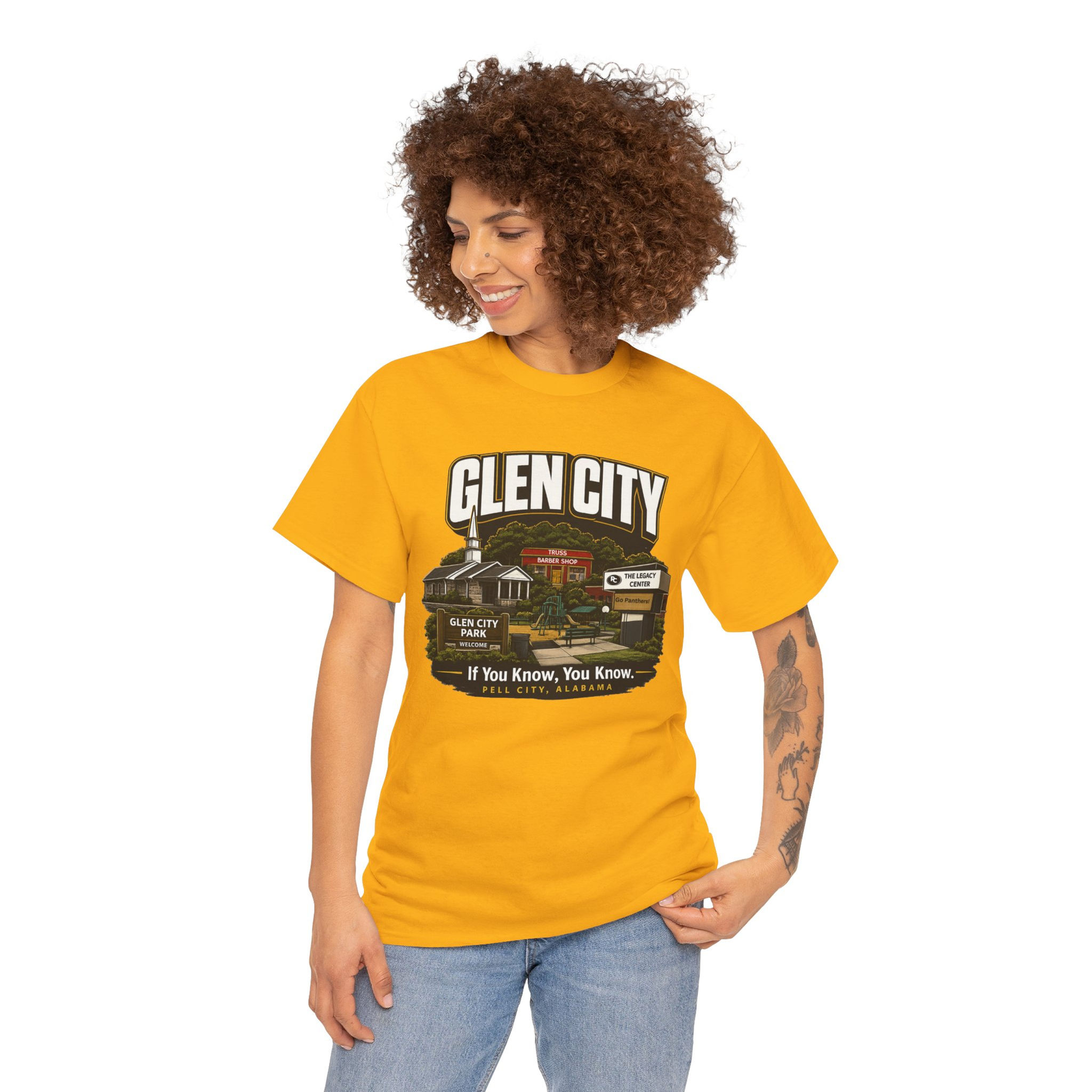 Glen City Vintage Landmark Tee — 'Glen City' Graphic T-Shirt