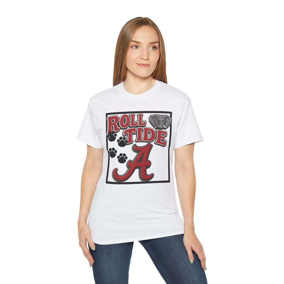 Thumbnail: Alabama Pride Tee w/o print - Roll Tide Graphic