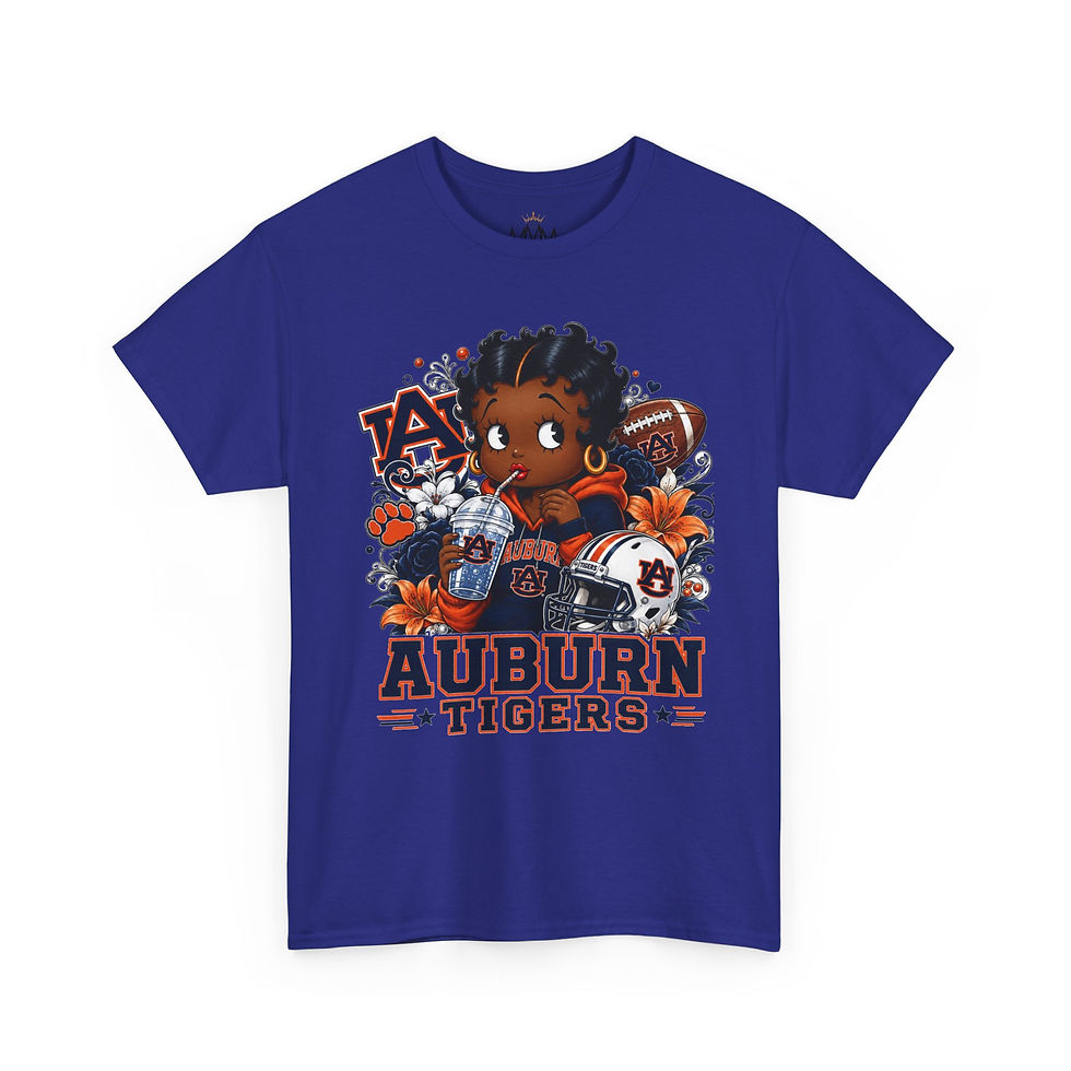 Thumbnail: Auburn Tigers Football Tee — Cute Mascot Game Day Shirt