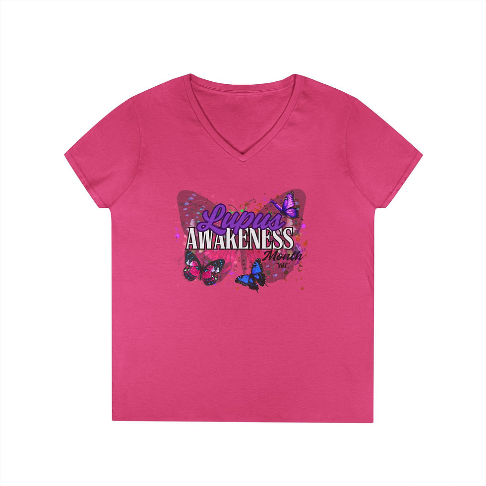 Thumbnail: Purple Awareness Butterfly Tee