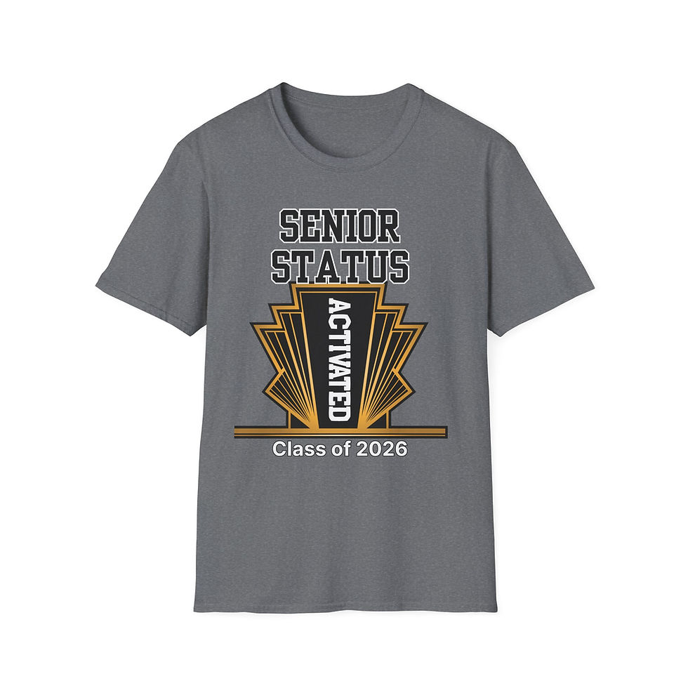 Thumbnail: Gray shirt: Senior Status Activated, Class of 2026
