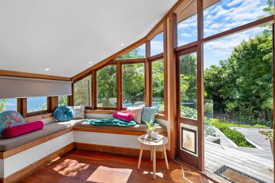 Living room after pre-sale deep clean, ready for market with polished floors and spotless windows in Auckland home