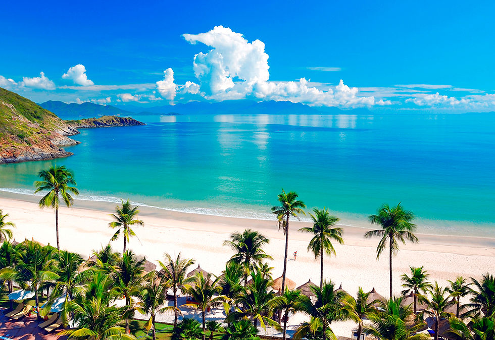 Beach Scene Canvas Print