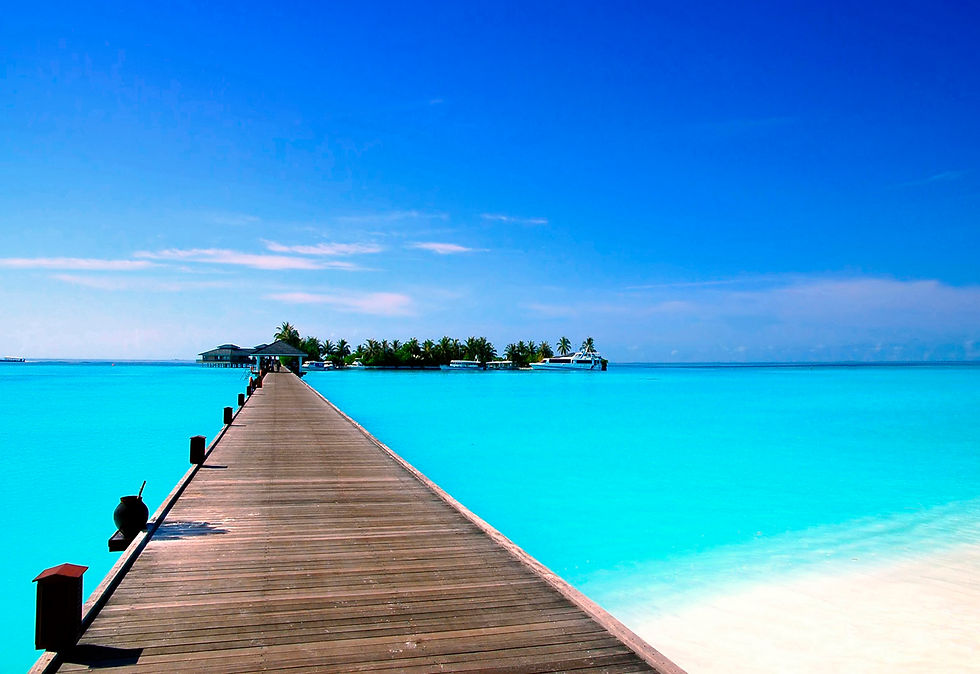 Beach Scene Canvas Print