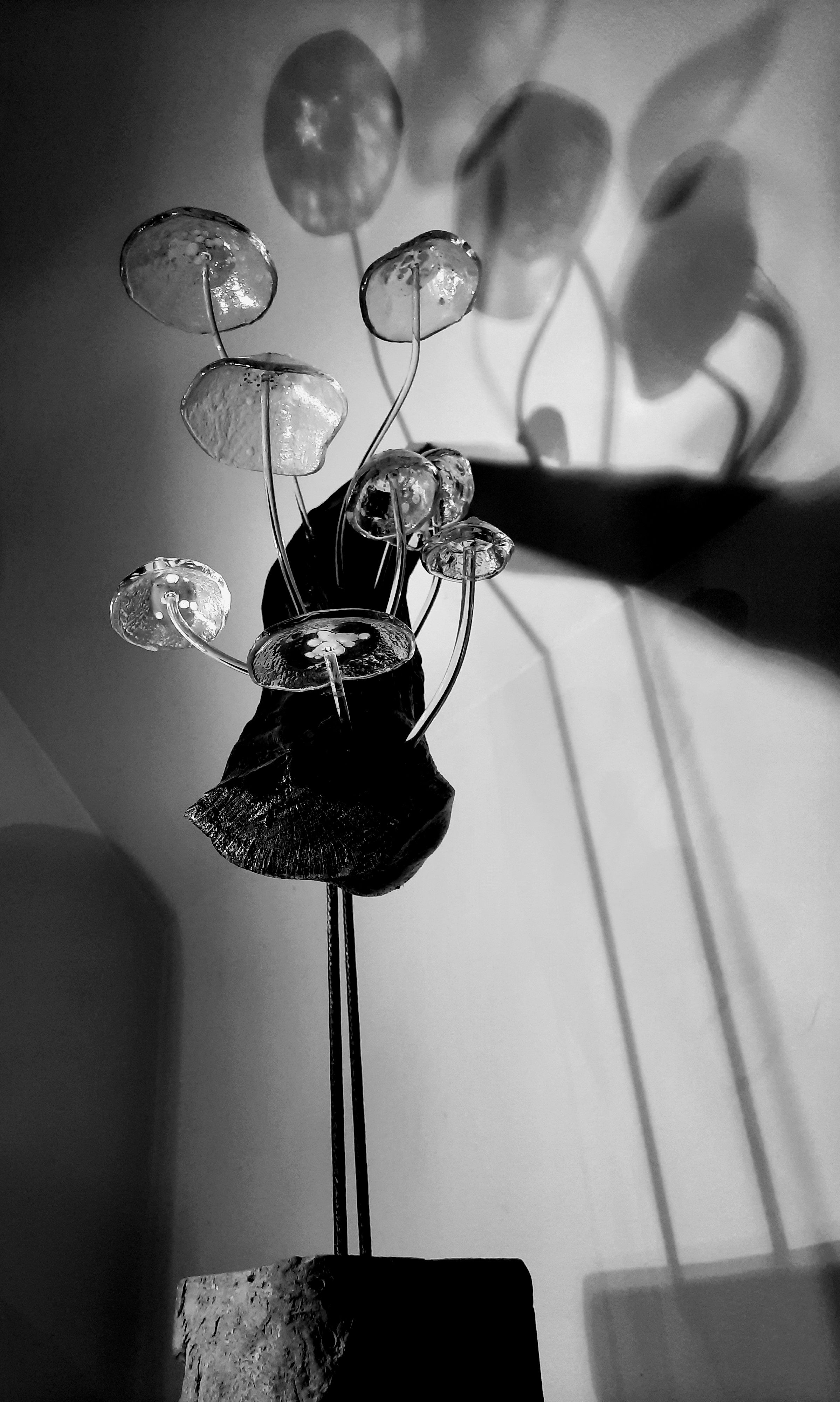 Champignons grande composition sculpture N°4