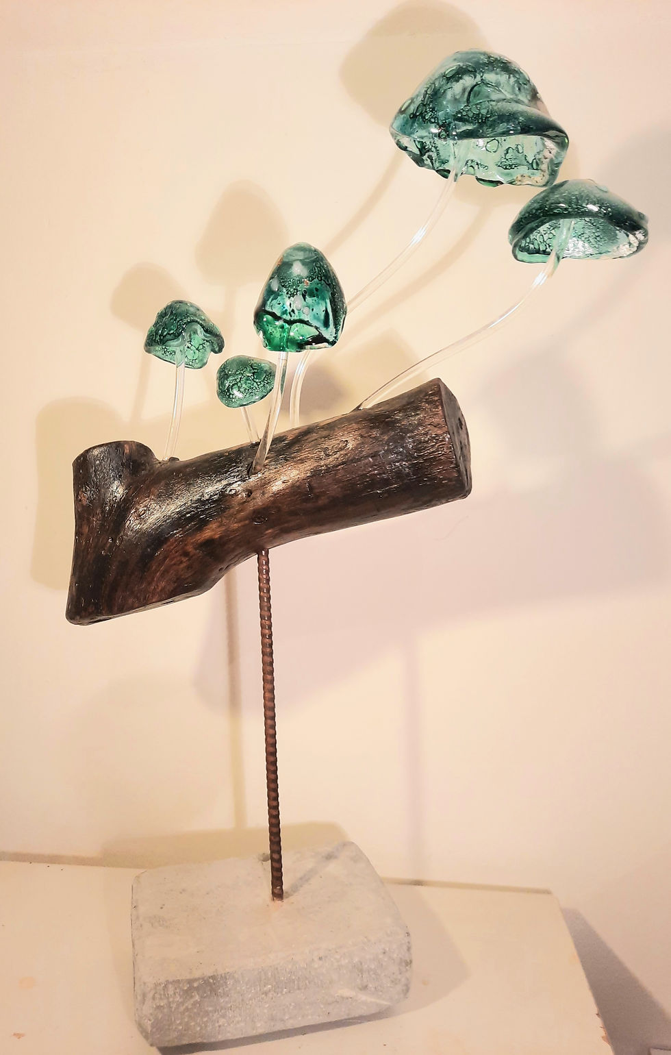 Miniature : Champignons émeraude sculpture n°2