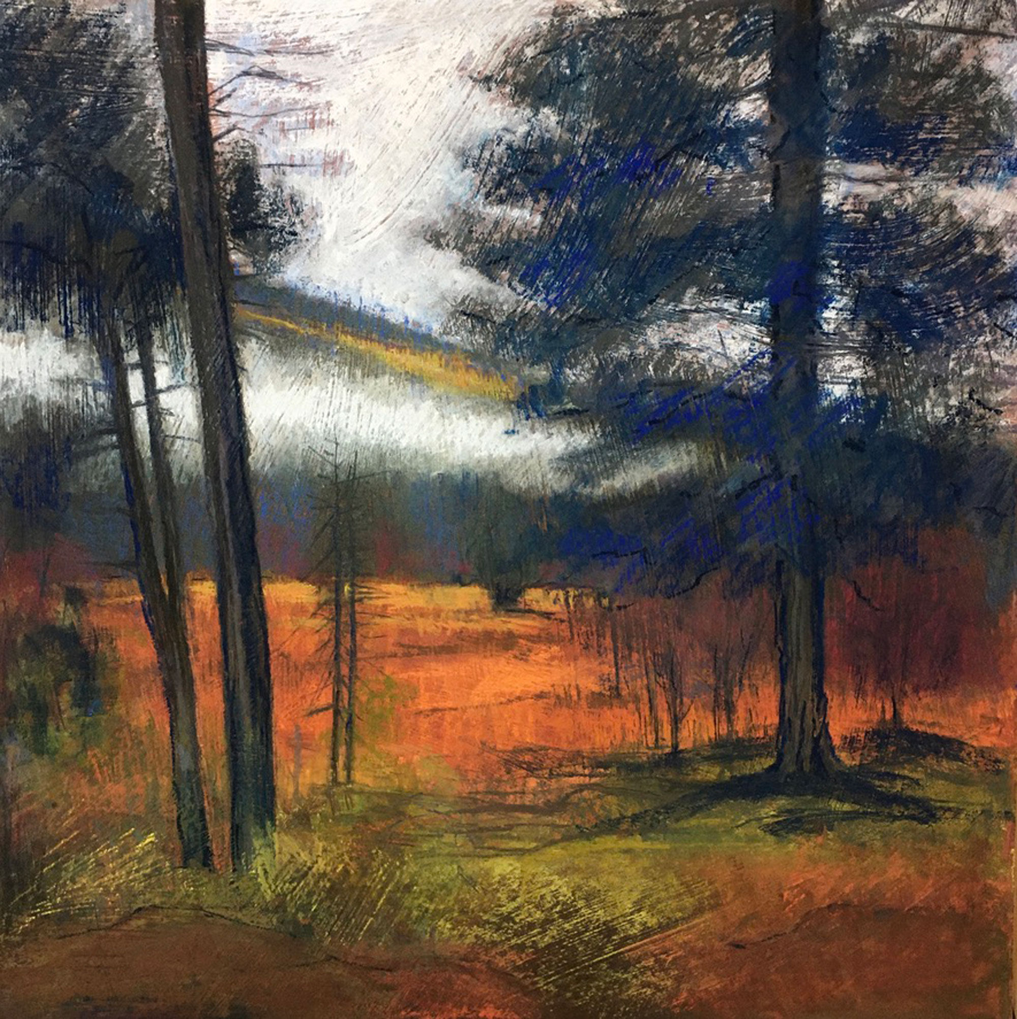 Misty - Pastel on Board