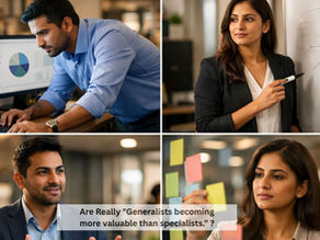 Managers working with AI