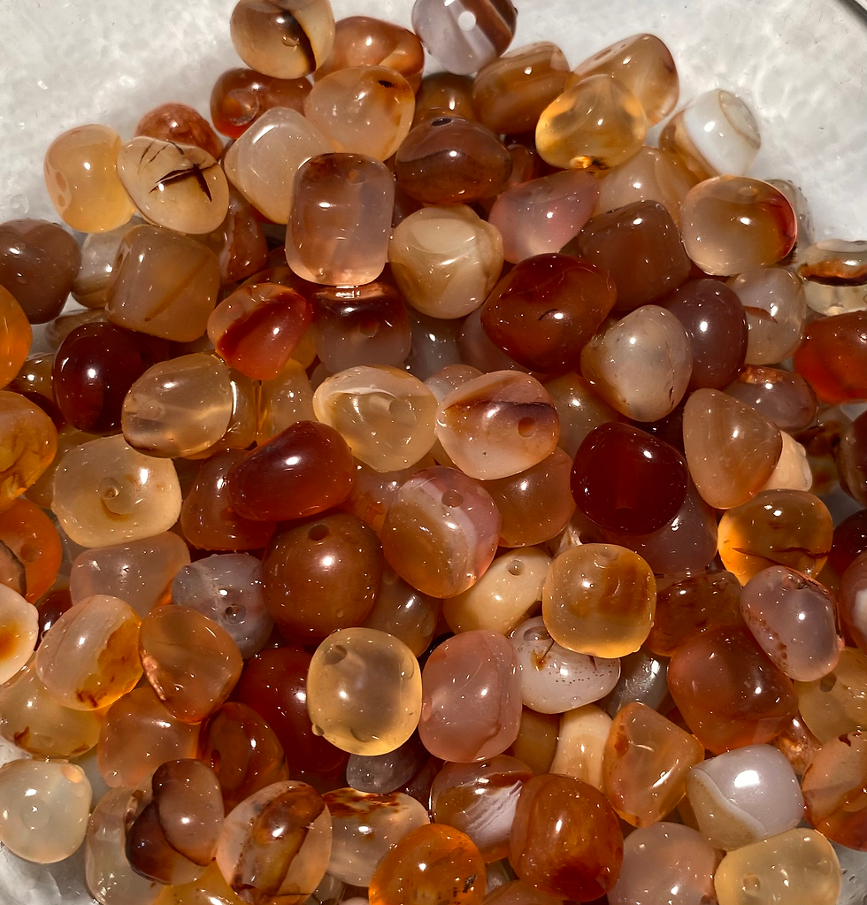 Carnelian Pebbles 7-9x6-9-9x6-10mm