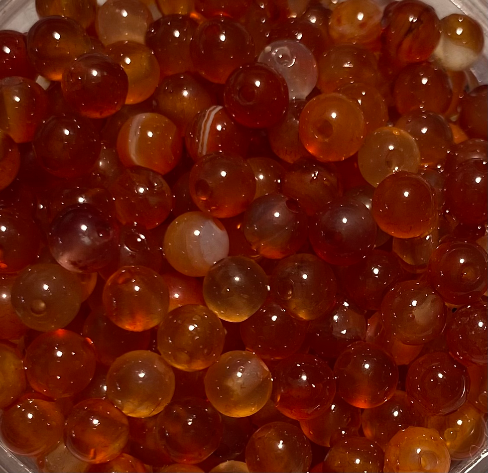 Carnelian Rounds 4mm