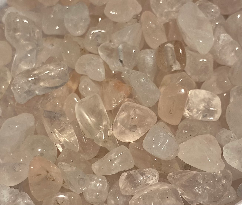 Rose Quartz Small Chip Stones 3-4x10mm
