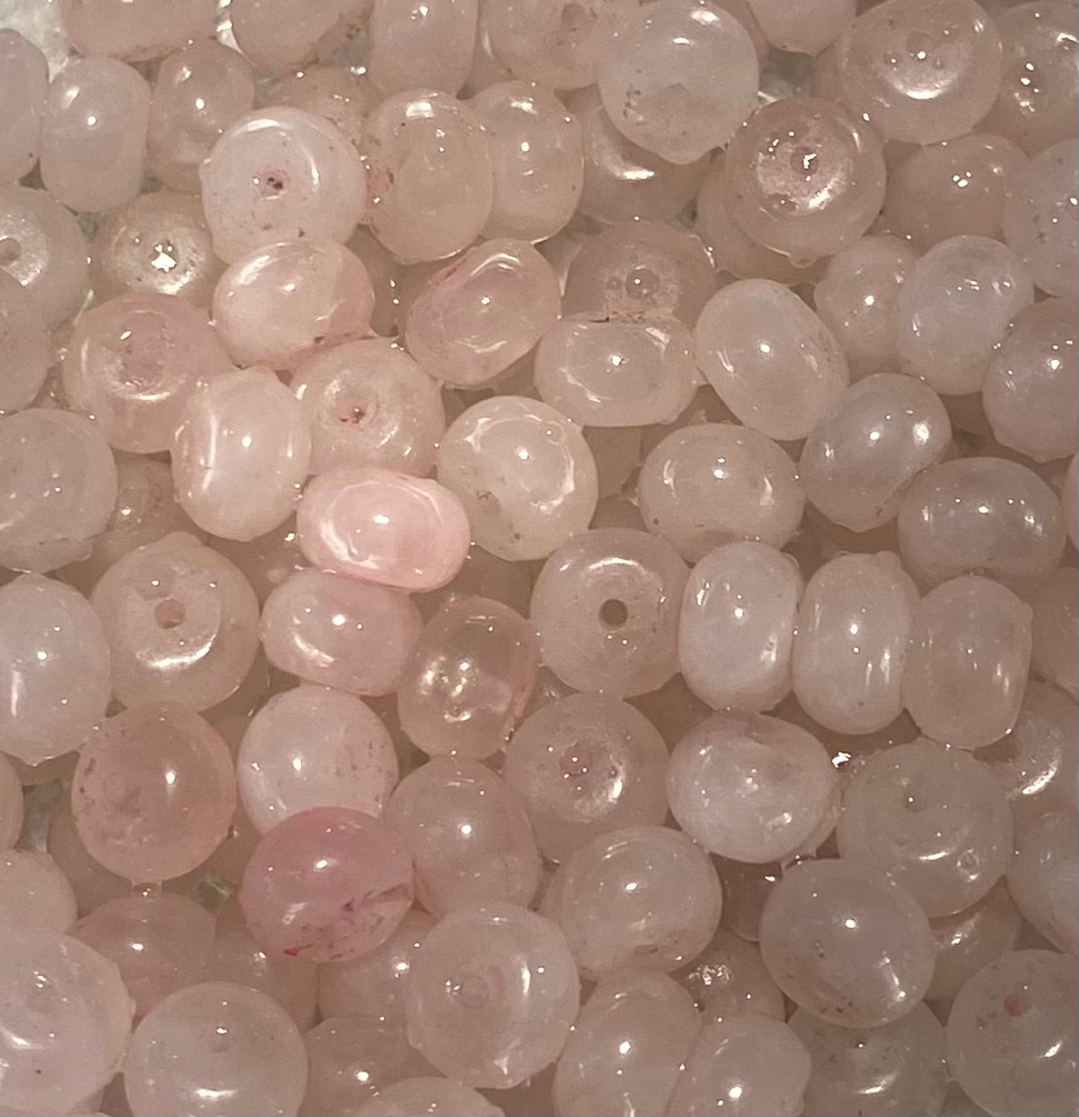 Rose Quartz Rondelle 8x5mm