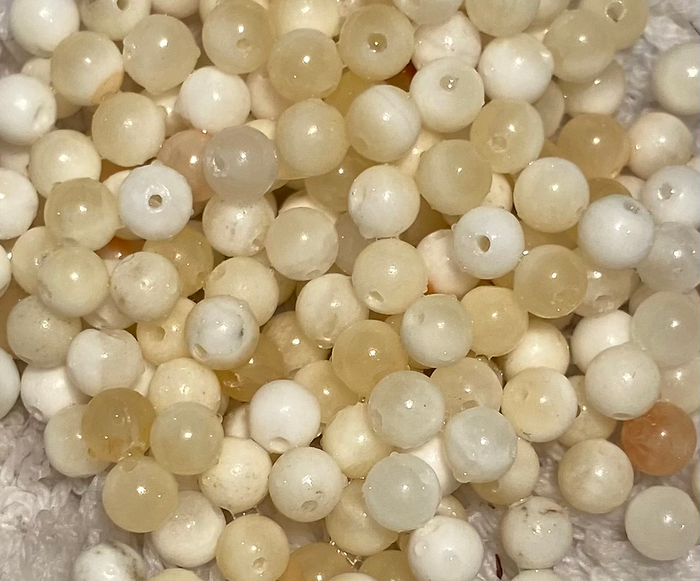 Honey Jasper 3mm rounds