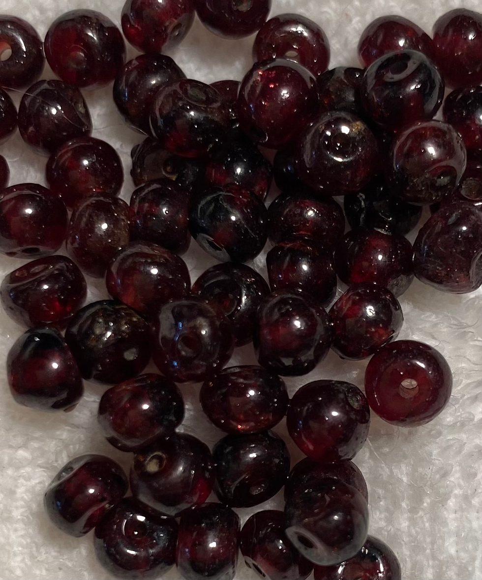 Garnet Rondells 5x4mm