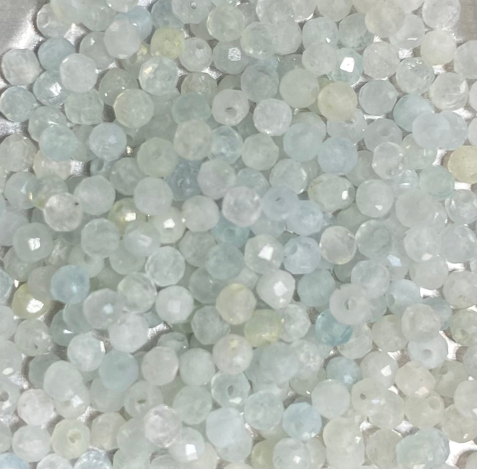 Morganite Faceted Round 2-2.5mm